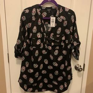 Torrid Harper Skull Top